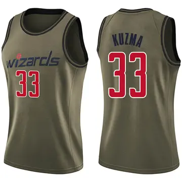 Washington Wizards Kyle Kuzma Salute to Service Jersey - Women's Swingman Green
